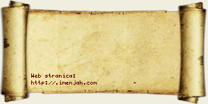 Jakov Adamović vizit kartica